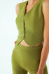 VEST WITH FRONT BUTTONS - Barrus London